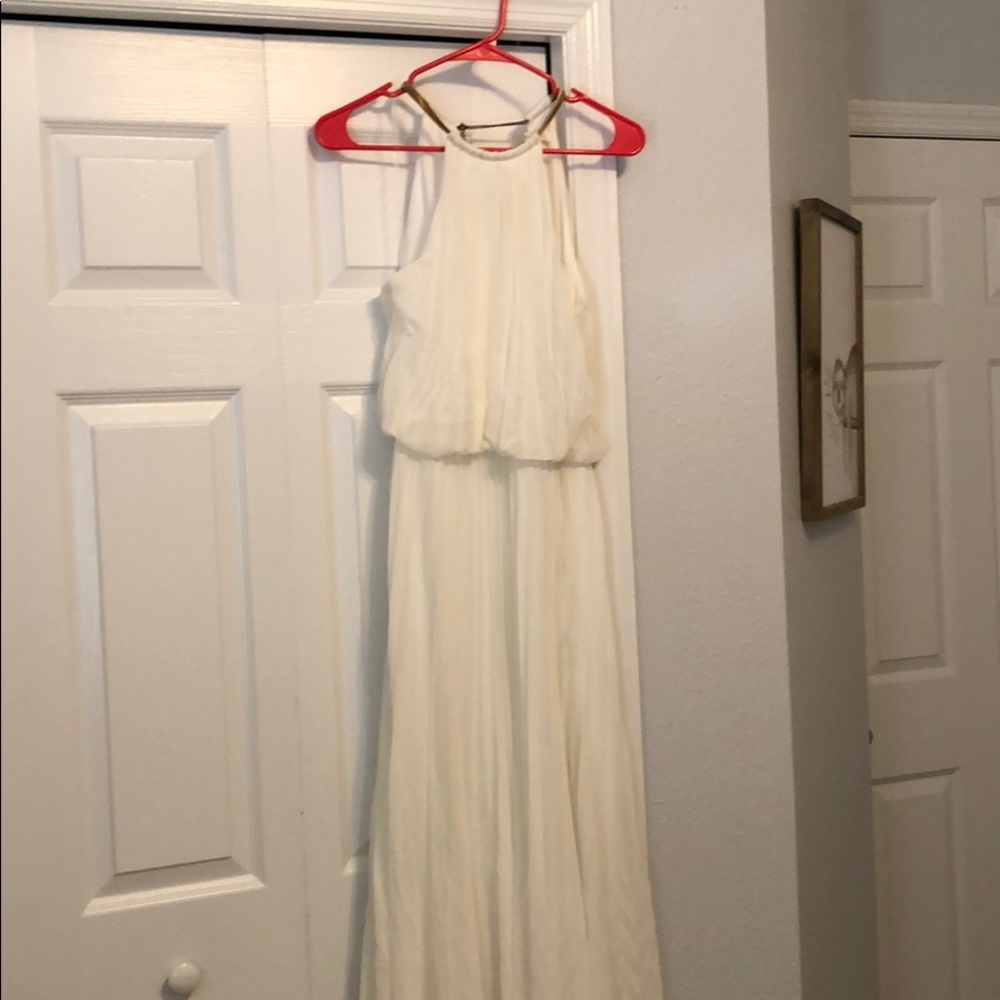 Ivory maxi dress